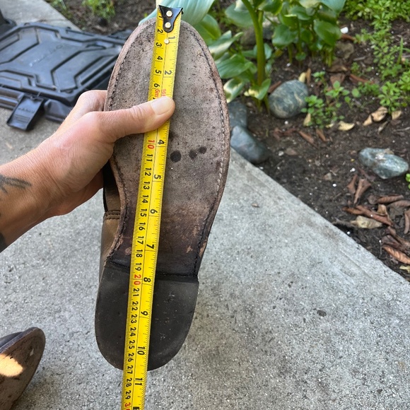 Chippewa boots made in USA black lace up combat 8" leather lacers 7 avant garde - Picture 11 of 14